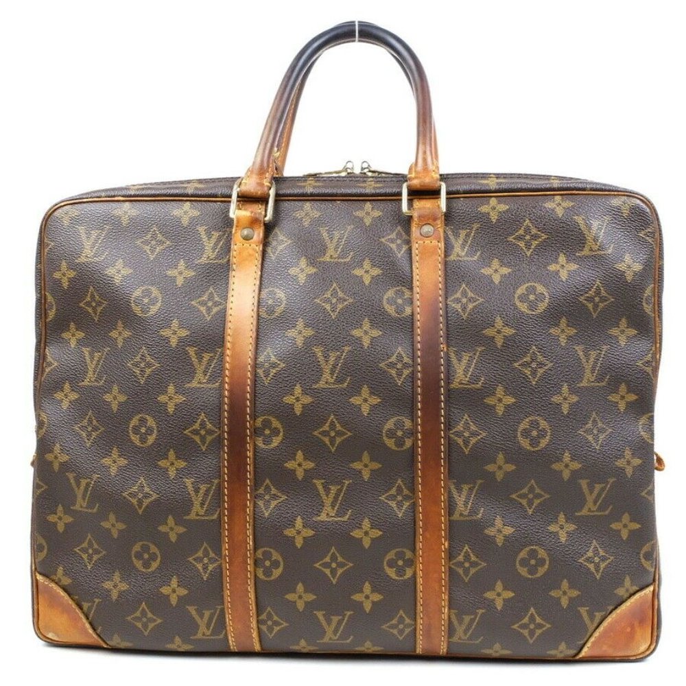 Louis Vuitton Monogram Porte-Documents Voyage Briefcase***